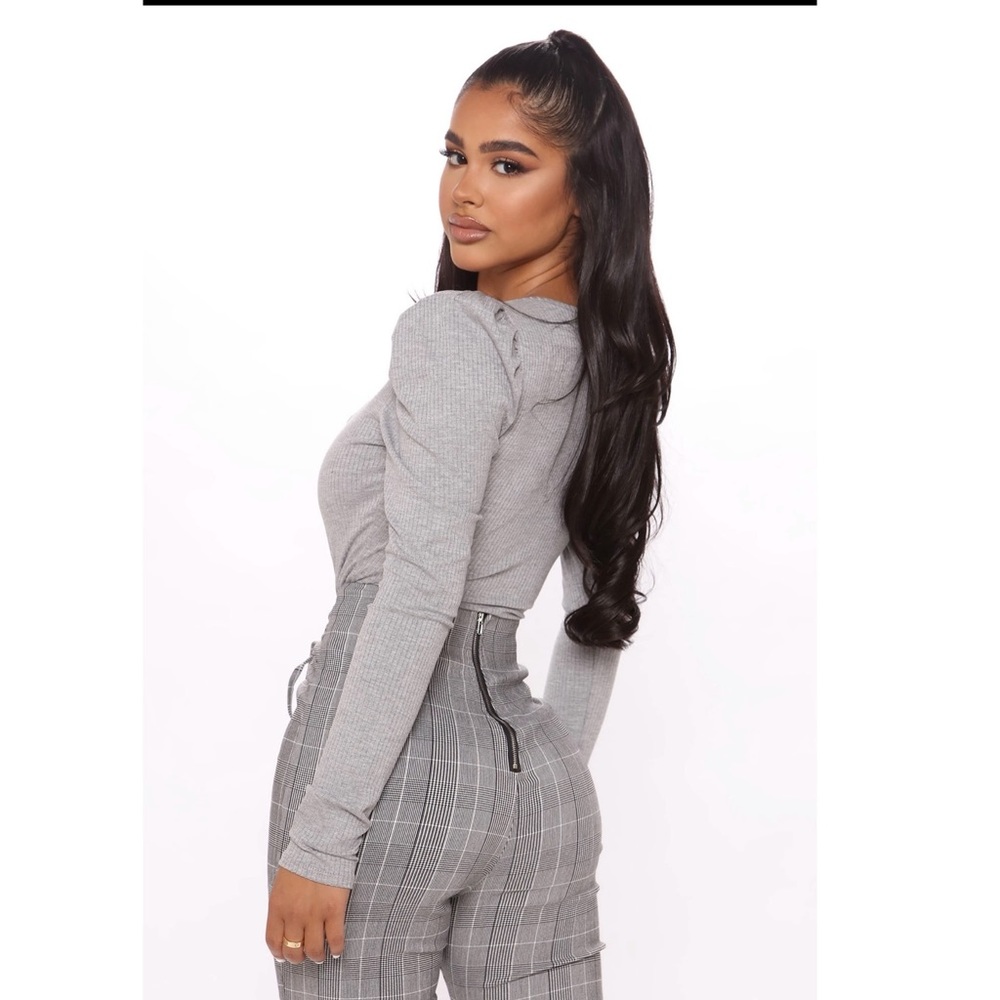 Heather Grey Bodysuit NWT - Picture 2 of 5